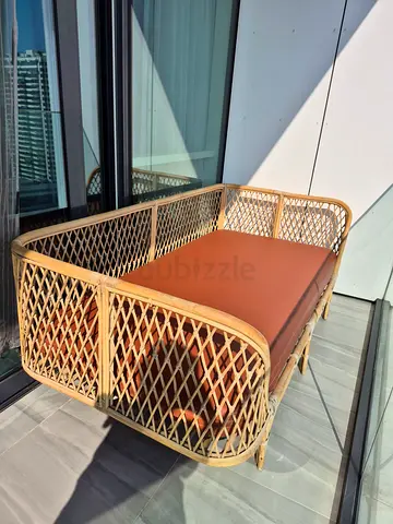 Chic Rattan Bench for Modern Spaces