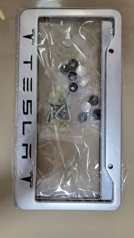 TESLA number plate holder