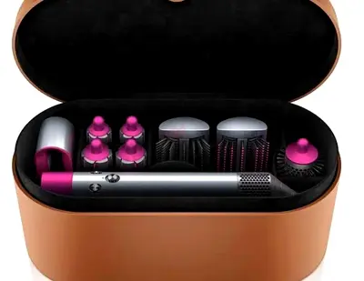 Dyson Airwrap Complete with Styling Attachments - leather box and carton box