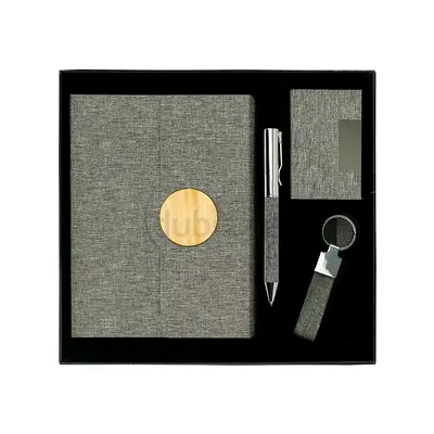 Promotional rPET Gift Sets in Black Cardboard Box GS-041
