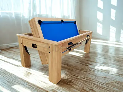 4 in 1 Fun Indoor Folding Pool Table for Kids.