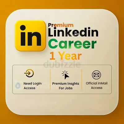 LinkedIn Premium Career 12 Months |  Job Insights, InMails  Learning | Voucher