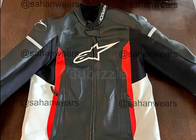 Alpinestar Motorcycle Motorbike Racing CE Leather Track Jacket