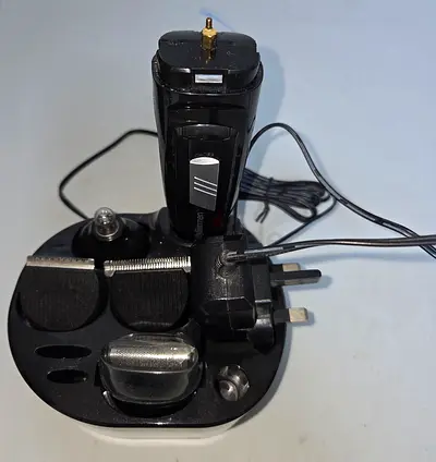 Electric Shaver with Charging Station