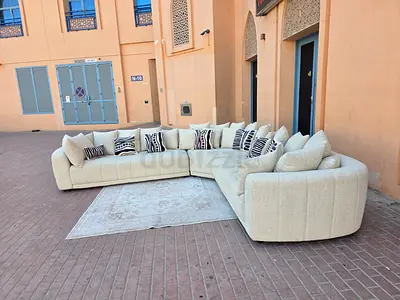Pan Emirates Corner Sofa Beige