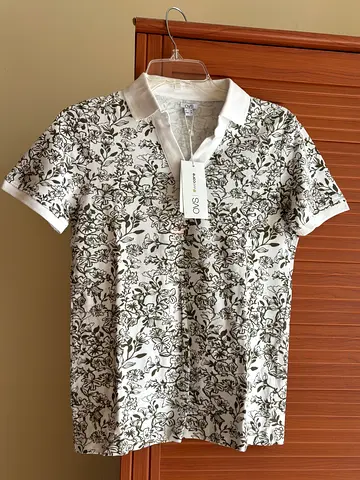 Flower Printed Collar Shirt by OVS