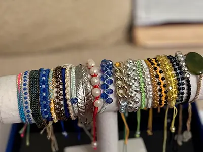 Vibrant Collection of Handmade Bracelets