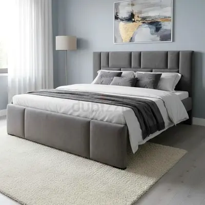 Luxury King Size Upholstered Bed  Luxury King Size Upholstered Bed
