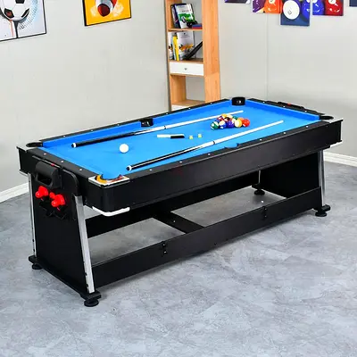 Exciting 2-in-1 Pool and Table Tennis Game Table