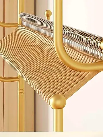 Elegant Gold Clothes Drying Rack