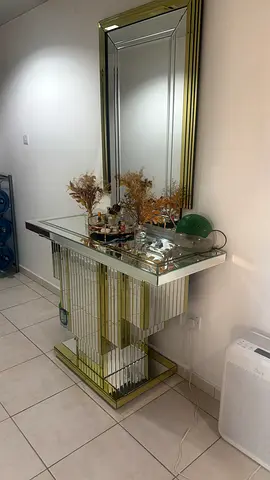Elegant Vintage Console Table with Mirror for Sale