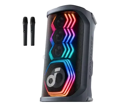 soundcore Rave 3S Wireless Bluetooth Party Speaker, LED Lighting, Party Connect, Wireless Speaker, H