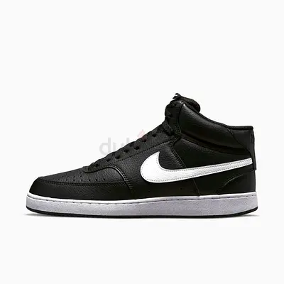 Brand New Nike Court Vision Mid Nn Mens Black Sports Shoes Dn3577-001.