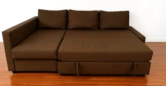 Comfortable Brown Sectional Sofa with Storage
