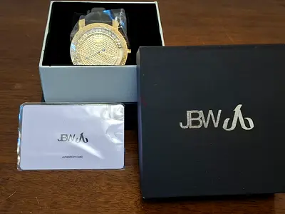 Stylish JBW Mens Watch with Authenticity Card