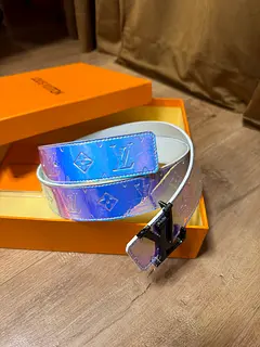 iridescent louis vuitton belt