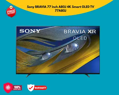 Sony BRAVIA 77 Inch A80J 4K Smart OLED TV 77A80J
- warranty - New - Free Delivery All Over UAE
