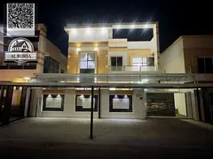 For rent in Al Yasmin: A villa consisting of 5 bedrooms, a majlis, 2 lounges and a maid's room.