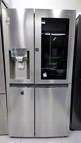 LG instaview refrigerator side by side