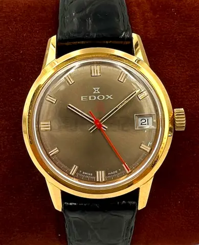 Edox Vintage hand wind Rare Micron Case