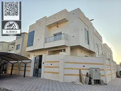 For rent in Al Yasmin: 5 master bedrooms, 2 living rooms, a majlis, a kitchen, a maid's room, an