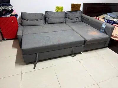Comfortable Grey L Shaped Sofa for Sale