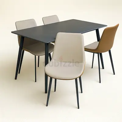Dining Table Set 4 Seater – Elegant Dining Table with Comfortable Chairs