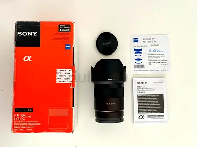 Sony fe55mm1.8 ZEISS lens(brand new condition, price non-negotiable)