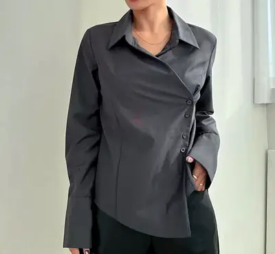 Stylish Grey Shirt — Only 40 AED!