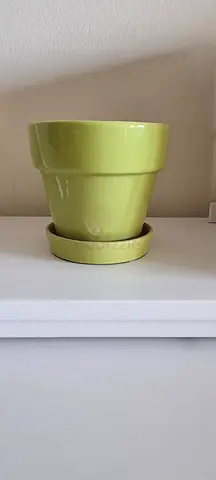 Bright Green Flower Pots for Your Plants