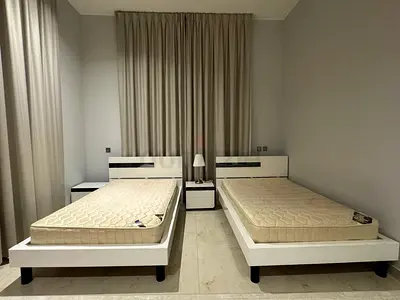 Bed with night stands
