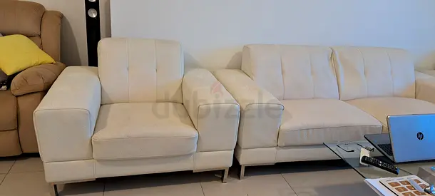 7 seater leather sofa