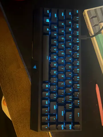 Razer blackwidow v3 mini mechanical keyboard yellow switches