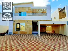 For rent in Al Muwaihat 1, a residential/commercial villa with 5 master bedrooms, a majlis, a living