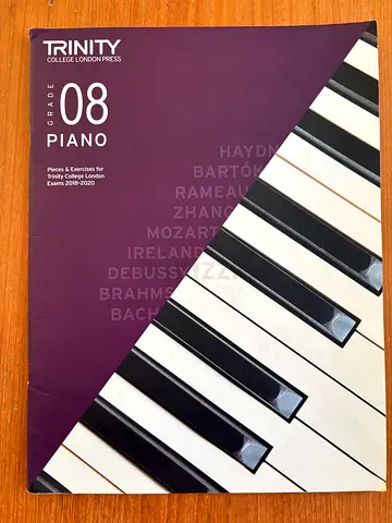 Trinity College Piano Grade 8 Book - Original