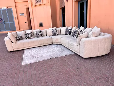 Pan Emirates Corner Sofa Beige