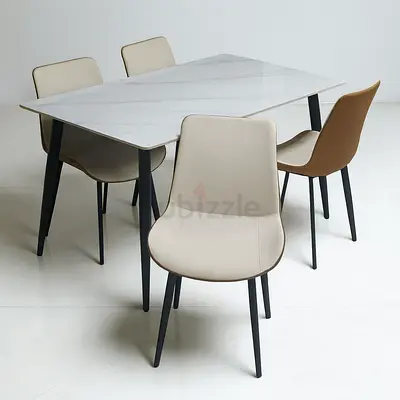 4 Seater Dining Table Set – Compact Dining Furniture for Dubai Homes