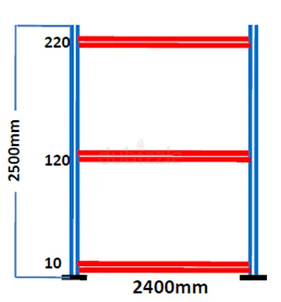 Racking/Shelving for Warehouse - 550 AED per Rack Set
