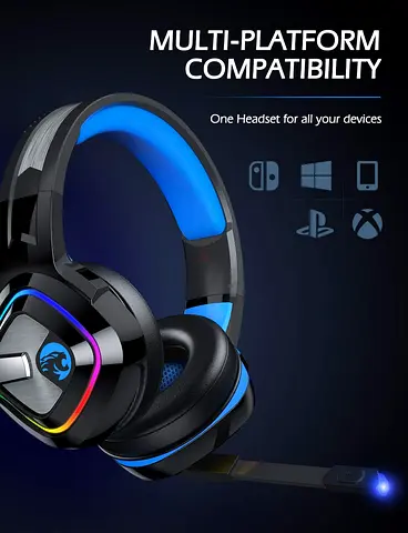 ZIUMIER Gaming Headset for PC, PS4, PS5, Xbox One, Xbox Series, Switch, Noise Canceling ( Fix Price)