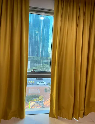 Blackout Gold/Yellow Curtains 3,6x4,6 m