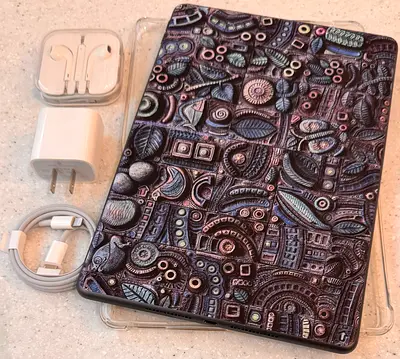 iPad 7th Generation,128GB,WiFi,Space Grey with Case,Screen Guard,EarPods  20W Fast Charger