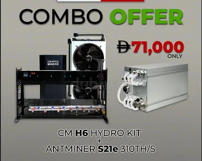 Hydro Cabinet + 6 Miners Combo