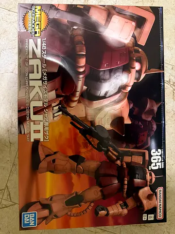 Bandai 1/48 Mega Size Model Zaku II - Perfect for Collectors!