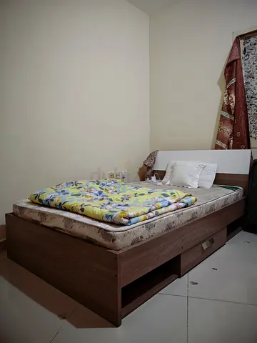 MUST SEE! Double Bed with BUILT-IN Storage Drawers - Amazing Compact Wooden Bedith Storage for Sale