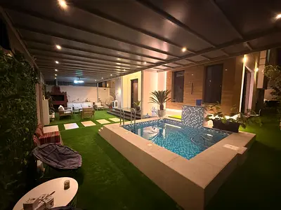 Fully furnished 4-bedroom villa with private pool for rent in Al Zahia, Ajman