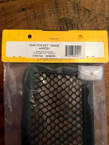 Brand New Map Pocket Frame for Hobie Kayaking Adventures