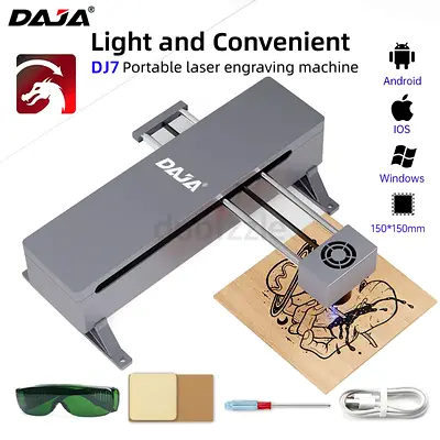 DAJA Mini CNC Laser Engraving Machine, DJ7 Engraver