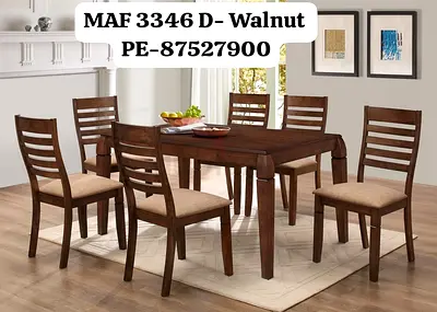 Brand new Solid wood Dinning table with 6 Chairs Available