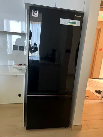 Panasonic Bottom Freezer black Fridge
