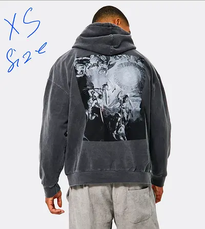 Boohooman Oversized Hoodies (Unisex) - Size XS - Brand new  Original - AED 40